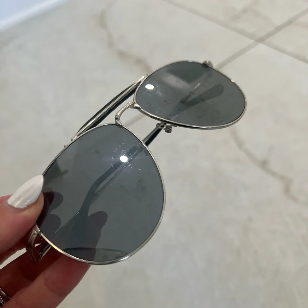 Tom Ford Silver Metal Sunglasses